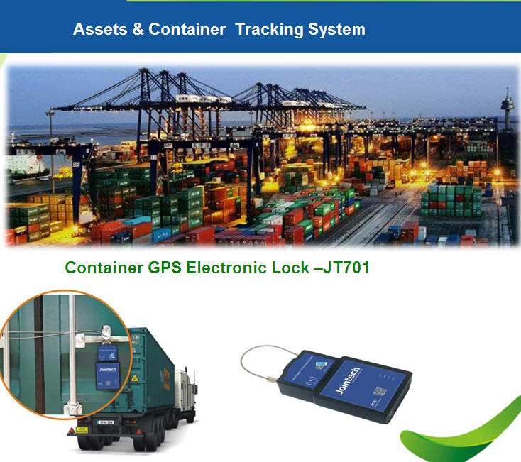 Smart GPS Tracker for Container Lock Status Tracking