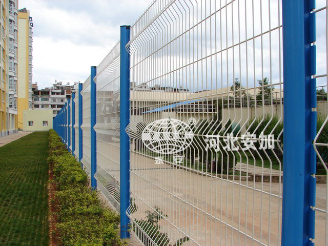 PVC Coated Welded Metal Wire Mesh Fence (Anjia-080)