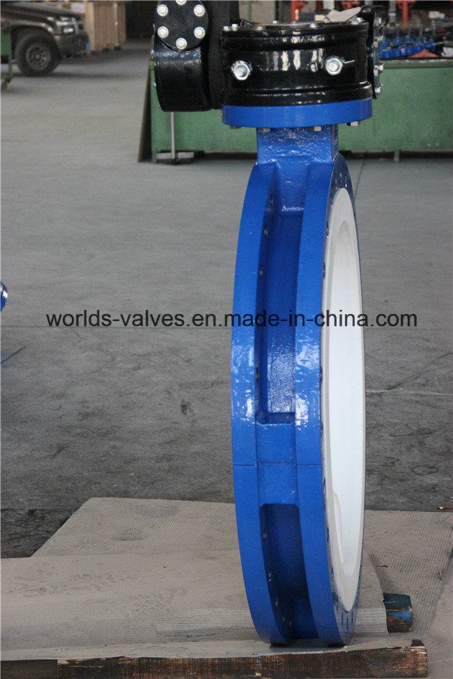 PTFE Coating U Type Butterfly Valve (D341X-10/16)