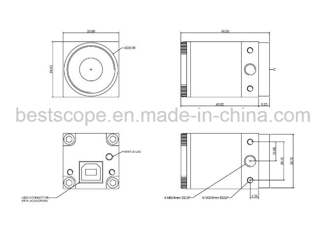 Bestscope Buc3a-130c Smart Industrial Digital Cameras