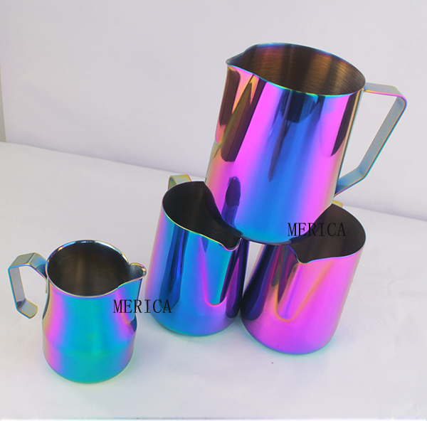 Stainless Steel Colourful Latte Art Milk Pitcher