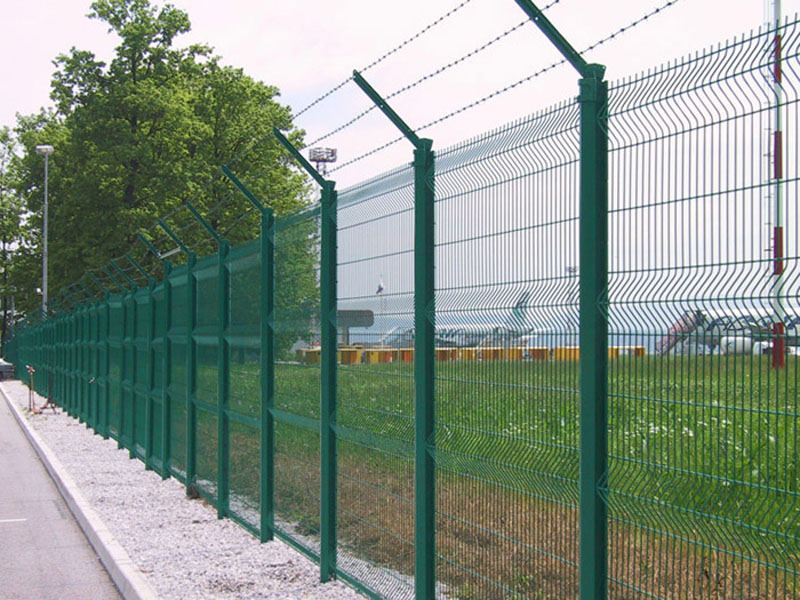 PVC Coated Welded Wire Mesh Garden Fence