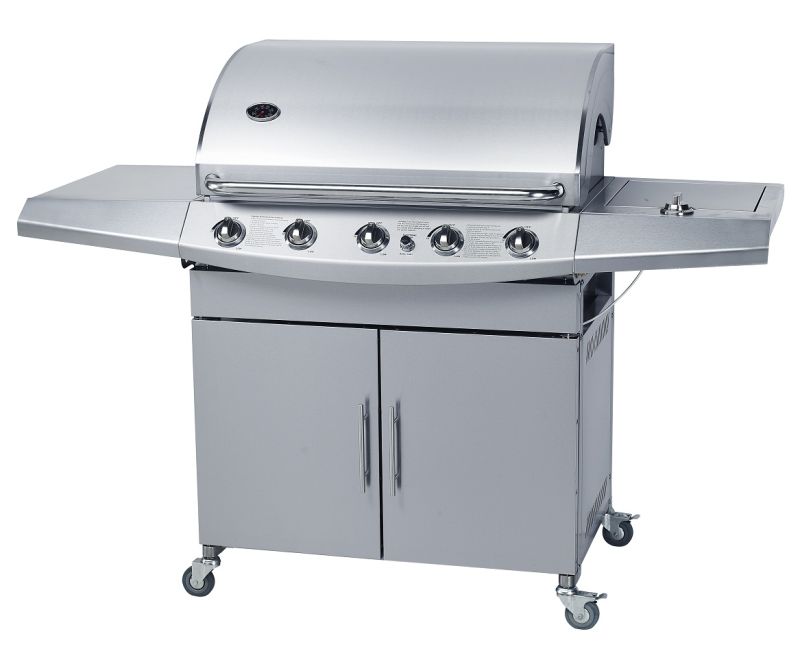 Stainless Steel Gas BBQ with 5 Burners (CE approved)