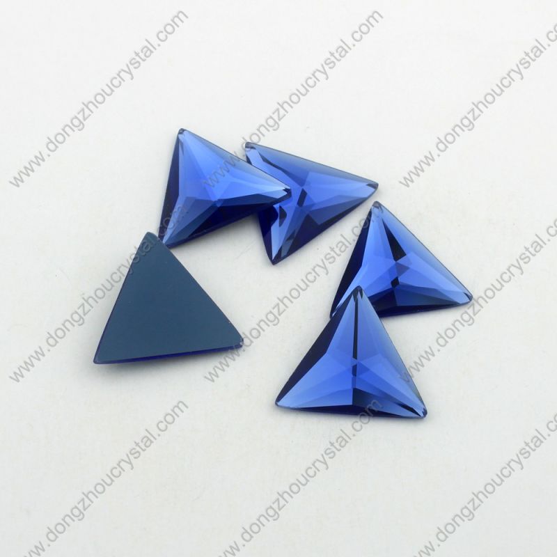 Triangle Flat Back Mirror Stones Beads