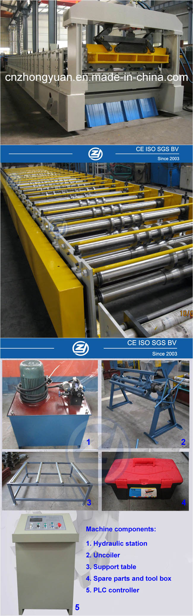 Aluminium Longspan Roof Forming Machine