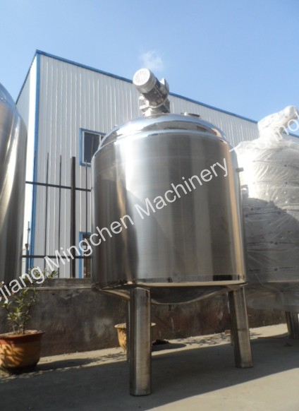 Three Layers Jacketed Stainless Steel Tank with Agitator