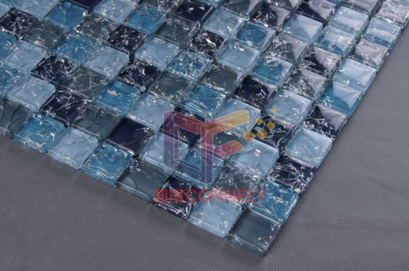 Matt Crystal Ice-Cracked Mosaic Tile (CCM186)