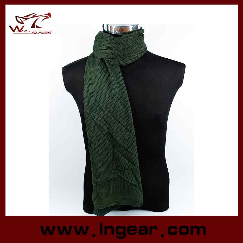 Scarves New Brand Multi Tactical Camouflage Net Mesh Army Scarf Cover Neckerchief Camo Military Hiking Scarves