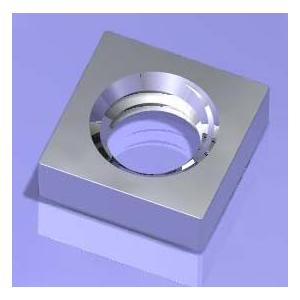 Carbon Steel Square Nuts Without Bevel/Pressed Nuts DIN562