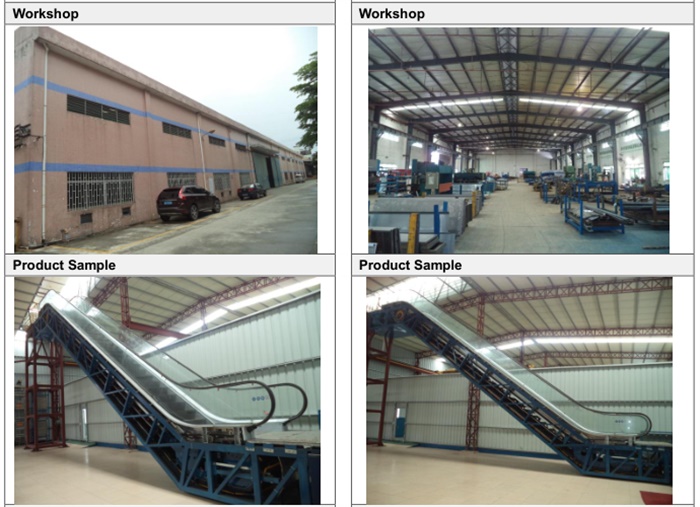 9000 Person/H Strong Stable Reliable Semi-Outdoor Escalator