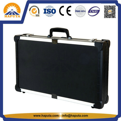 Black Aluminum Rifle Carry Pistol Gun Case (HG-1602)