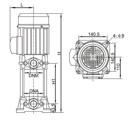 Vm8, Vertical, Pressure Booster, Multistage Centrifugal Pump