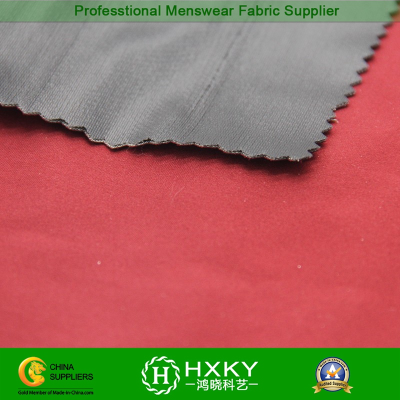 Down Coat Fabric with Woven and Knitted Compound Poly Fabric