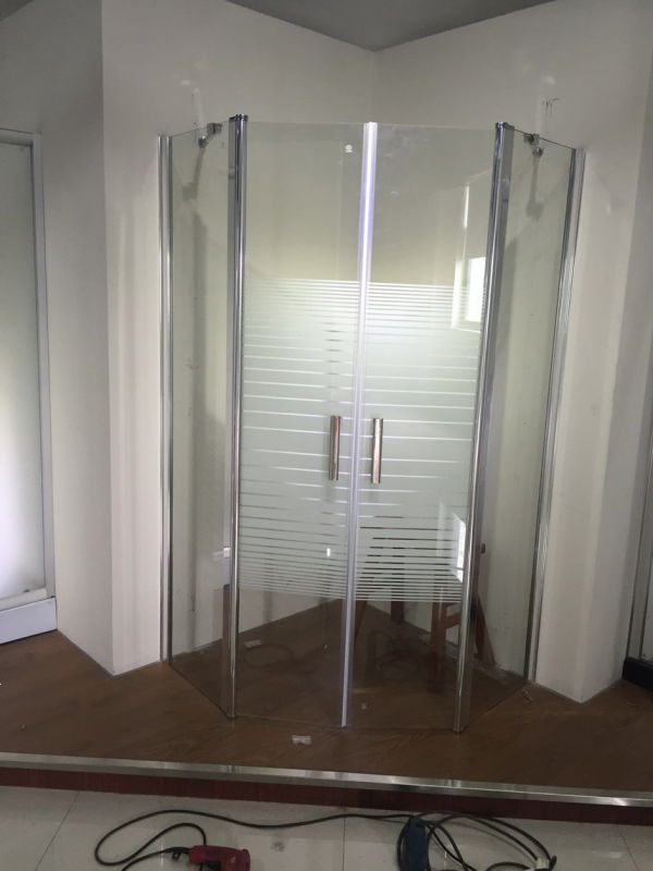 2 Hinge Door Without Tray Glass Shower (ADL-8A68)