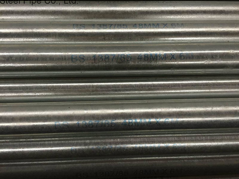 Bs1387 Galvanized Fence Pipe