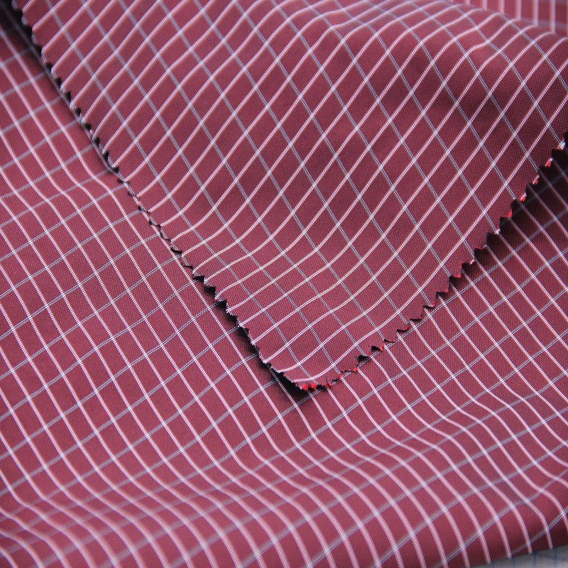 Polyester Yarn-Dyed Fabric for Men's Cloth