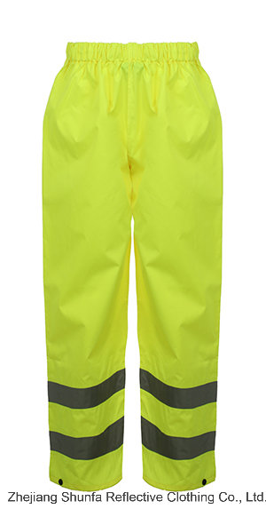 Eniso 20471 PU Reflective Tape Oxford Waterproof Safety Rain Pants