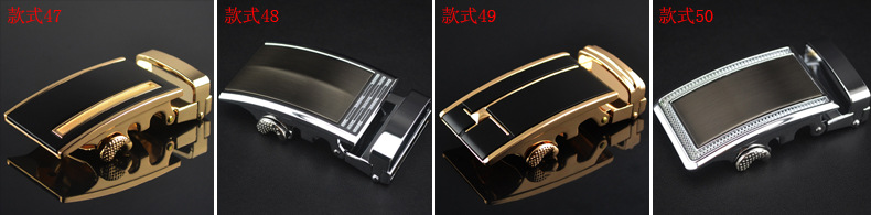 Wholesale Retail Gold and Silver Colour Automatic Buckle in Belt Buckle