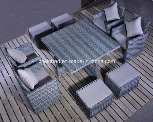 Indoor & Outdoor Rattan Furniture for Garden with 4 Seater / SGS (5006)