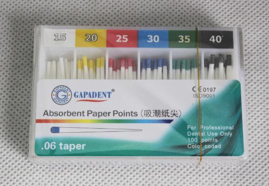 Gapadent Absorbent Paper Point Greater ISO. 06 Taper