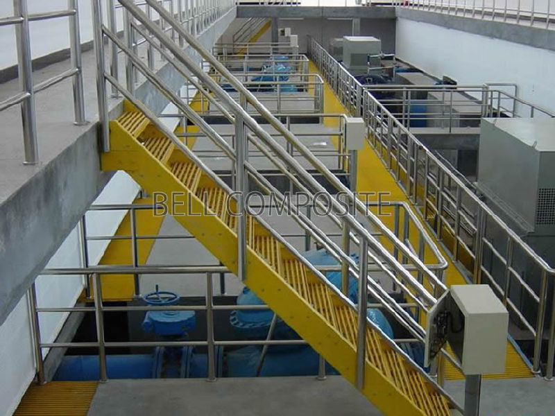 FRP/GRP/ Fiberglass Structural Stair Treads with High-Quality