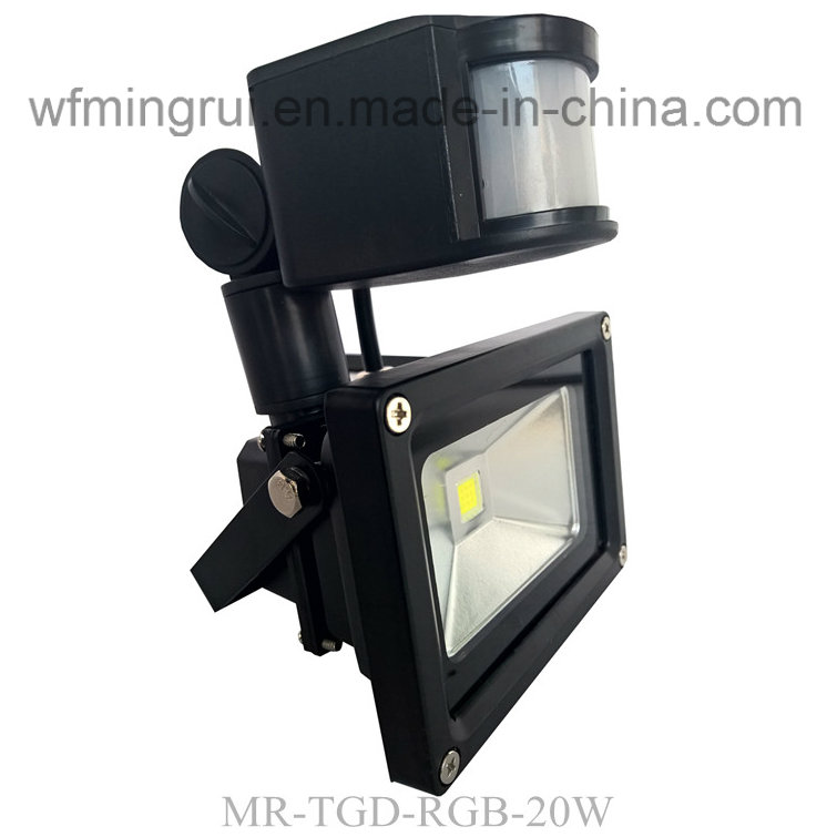 10W-50W Outdoor PIR Motion Sensor LED Flood Light