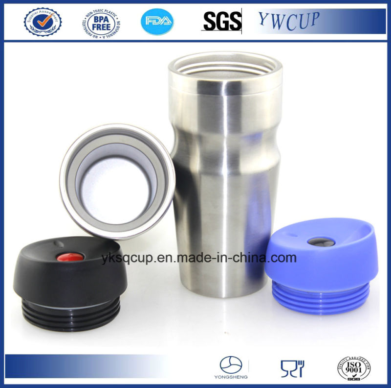 450ml Auto Seal 100% Leak Proof Double Wall Stainless Steel Auto Mug, Coffee Mug, Travel Mug with Custom Paint