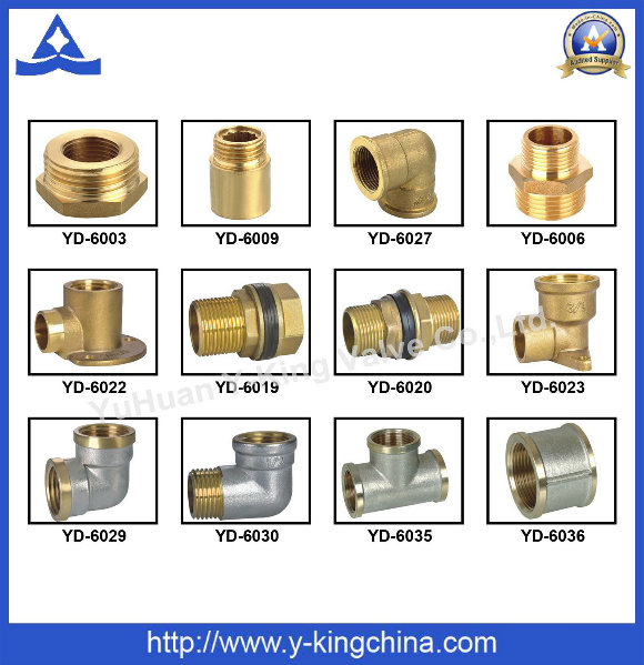 Brass Color Plumbing Tee Fitting (YD-6026)