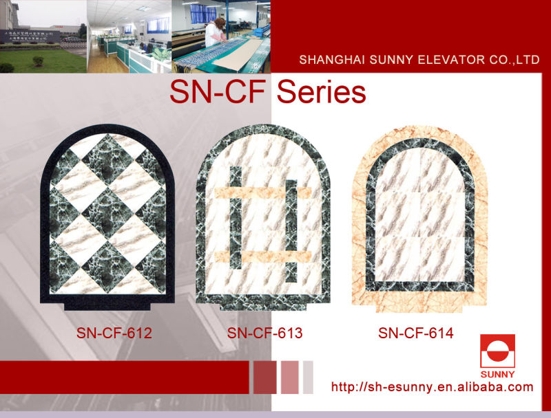 Mable-Line Floor for The Decoration of Elevator Car Floor (SN-CF-612)