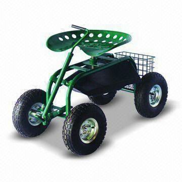 Garden Tractor Scoot with Basket
