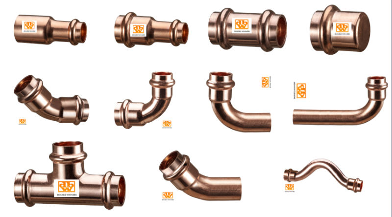 Copper V Profile Fitting Reducer, From 15 X 12mm to 108 X 76mm