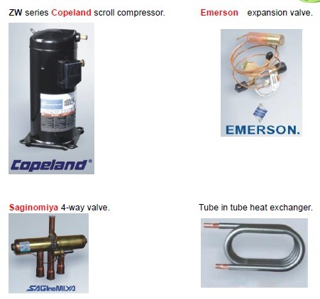 Evi Air Source Heat Pump for Low Temperature