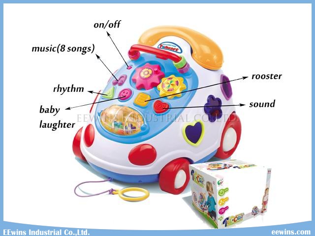 Educational Toys Musical Phone Toys with Blocks