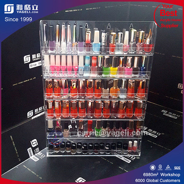 Ygl-90 Custom Size Acrylic Nail Polish Display Rack