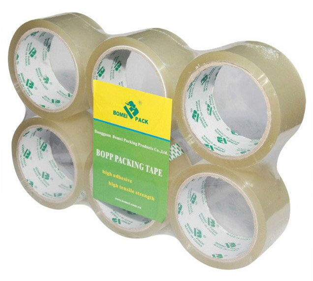 Strong Adhesive Glue Box Packaging OEM Clear Transparent OPP Packing Tape