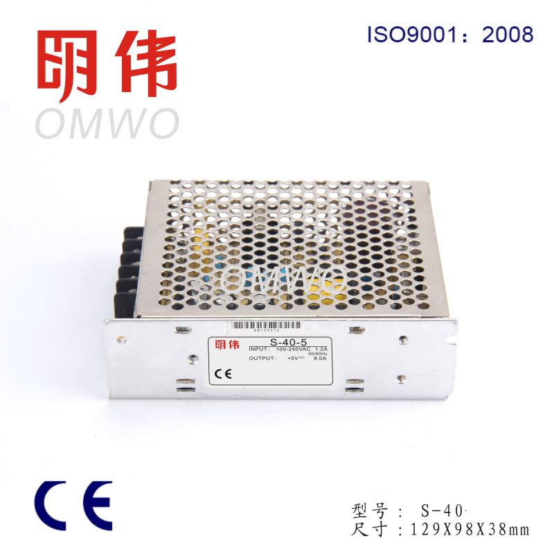 High Quality AC DC Single Output 40W LED Driver Power Supply