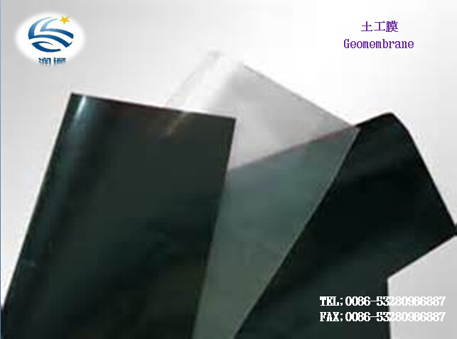 Manufacturer Black 0.3-3.0mm LDPE HDPE Geomembrane Liner PVC Geomembrane