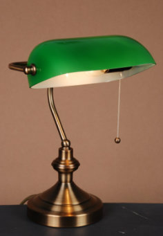 Modern Bedside Reading Banker Table Lamp