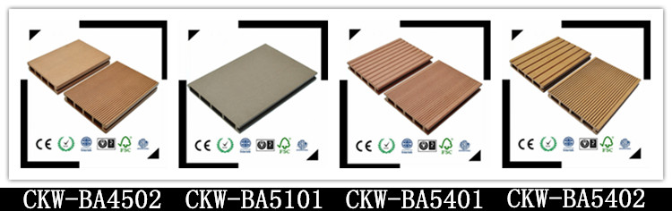 Made in China Factory Direct Sell Waterproof Recycling Wood Plastic Composite WPC Outdoor Flooring 125*23