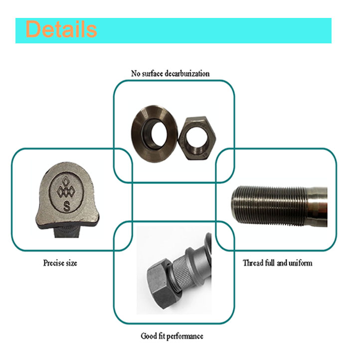 Hex Universal Bolt and Nut Auto Paets for Trailer