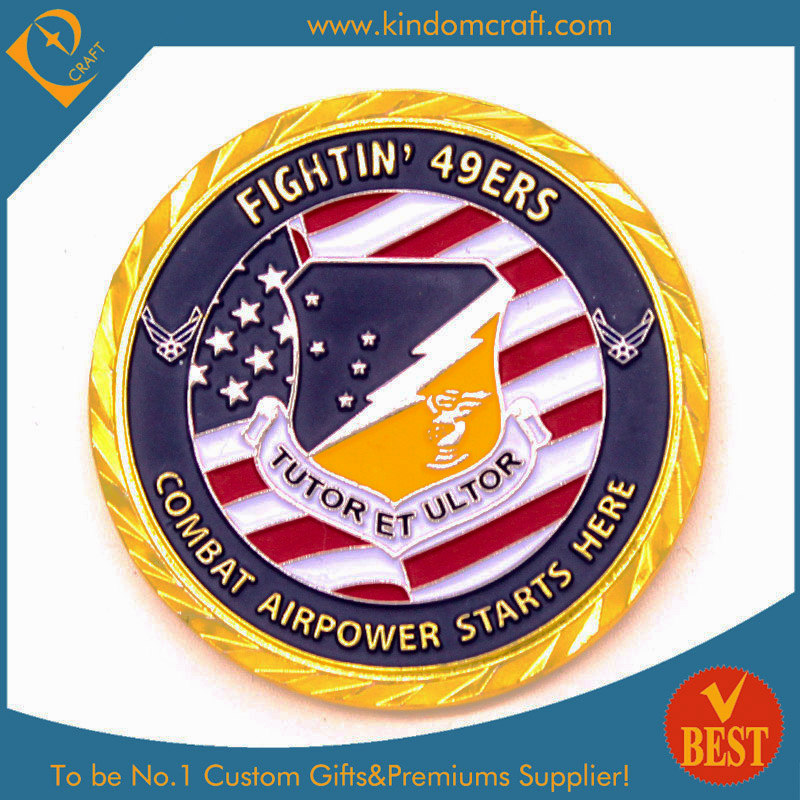 Custom 3D Version Wave Edge Metal Coin