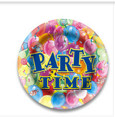 The Latest Birthday Decorative Paper Plates, Fancy Paper Plates (sp-017)