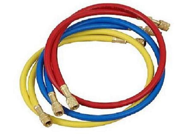 Three-Color Refrigerant Flexible Rubber Hose with Fittings on The Both Ends