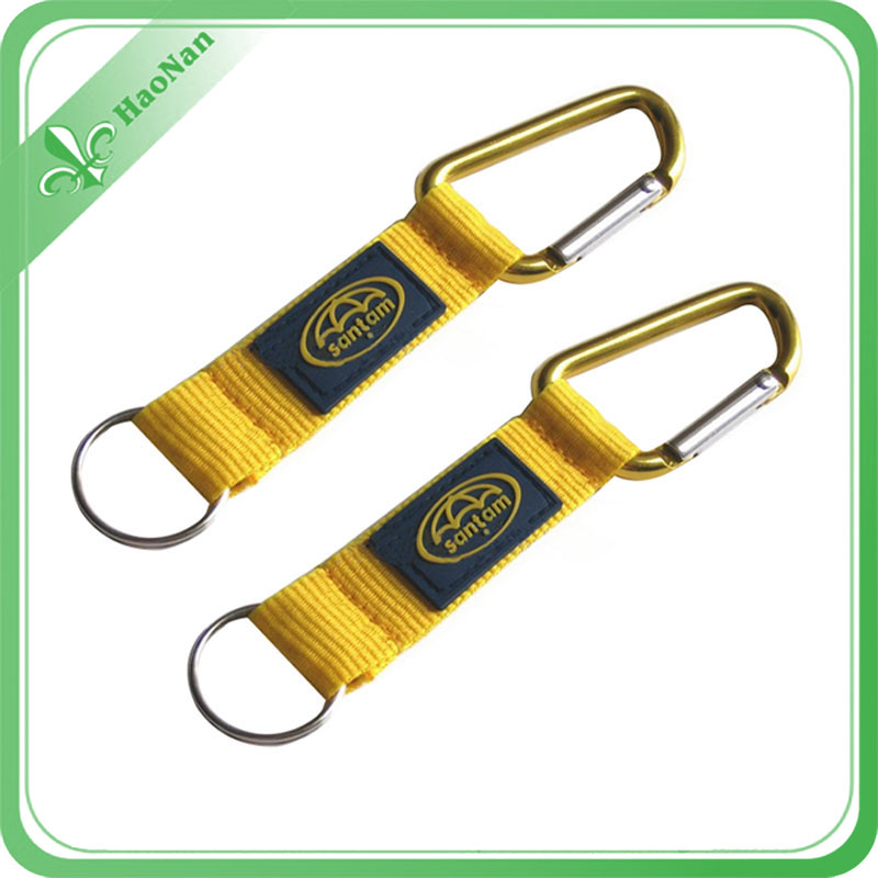 Workable Quality Aluminum Carabiner with Key Chain for Climbing