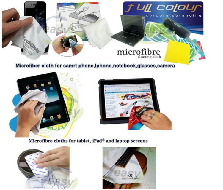 Multifunctional Custom Print Microfiber Glasses Cleaning Cloth for Sale