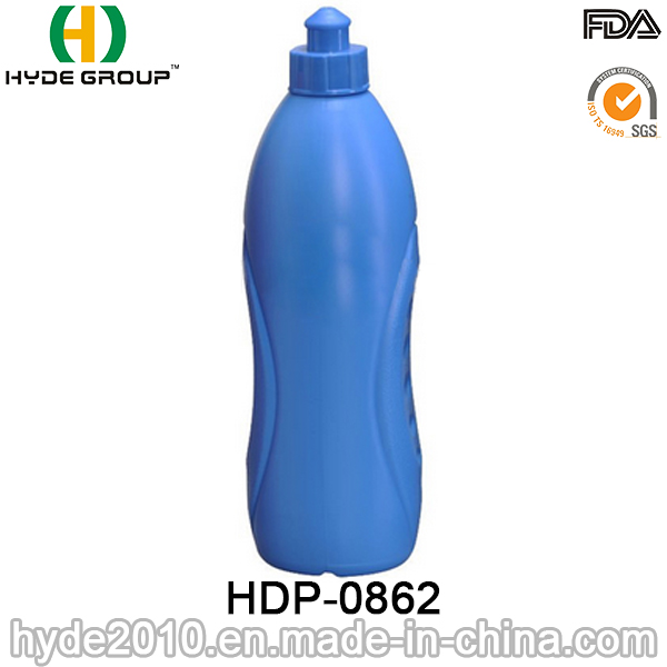 750ml BPA Free PE Tavel Water Bottle, Plastic Sport Water Bottle (HDP-0862)