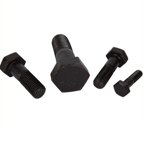 Black DIN931/DIN933 Half/Full Thread High Strength Hex Bolt Hardware