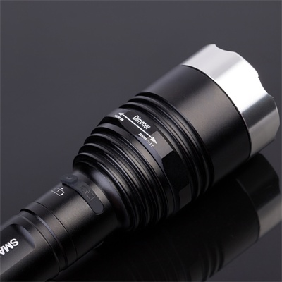 Portable Clip Xml T6 Rotating Focusing 2X18650 Batt T36 Flashlight