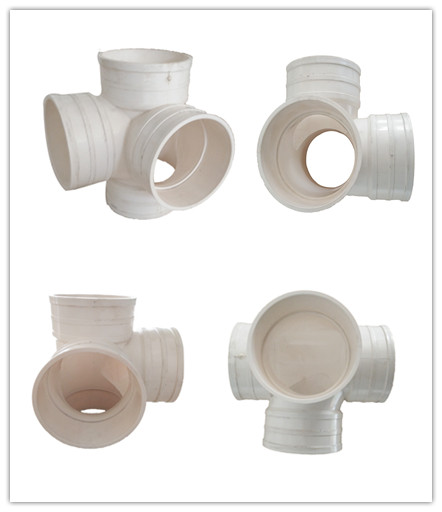 Five-Way Elbow Pipe Fittings Plastic Injection Mould