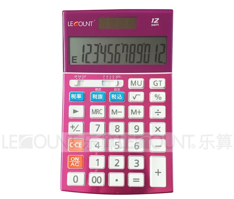 12 Digits Dual Power Desktop Calculator with Optional Tax Function (LC22639)